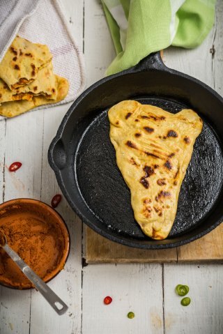 Haryana, Besan ki Masala Roti